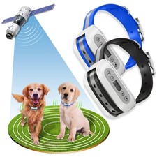 Blingbling Petsfun GPS Wireless Dog Fence System for 2 Dog, Electric Satellit...
