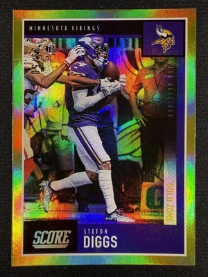 2020 Score #237 Stefon Diggs Gold Zone #/50