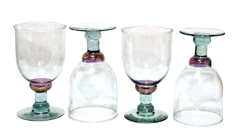Pfaltzgraff Juniper Water Goblets Wine Glass Set 4 - Picture 3 of 8