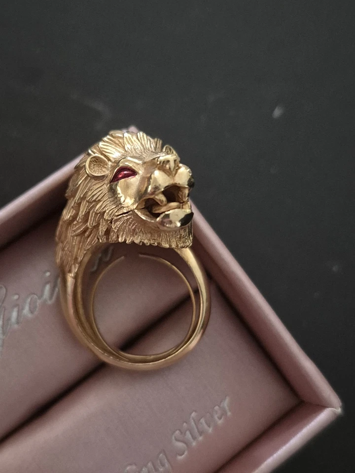 Crown Triffari Lion Head Ring - Image 3 of 4