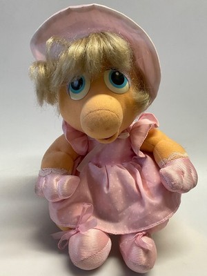 Vintage 10'' Baby Miss Piggy Jim Hensons The Muppets Muppet Babys 1985