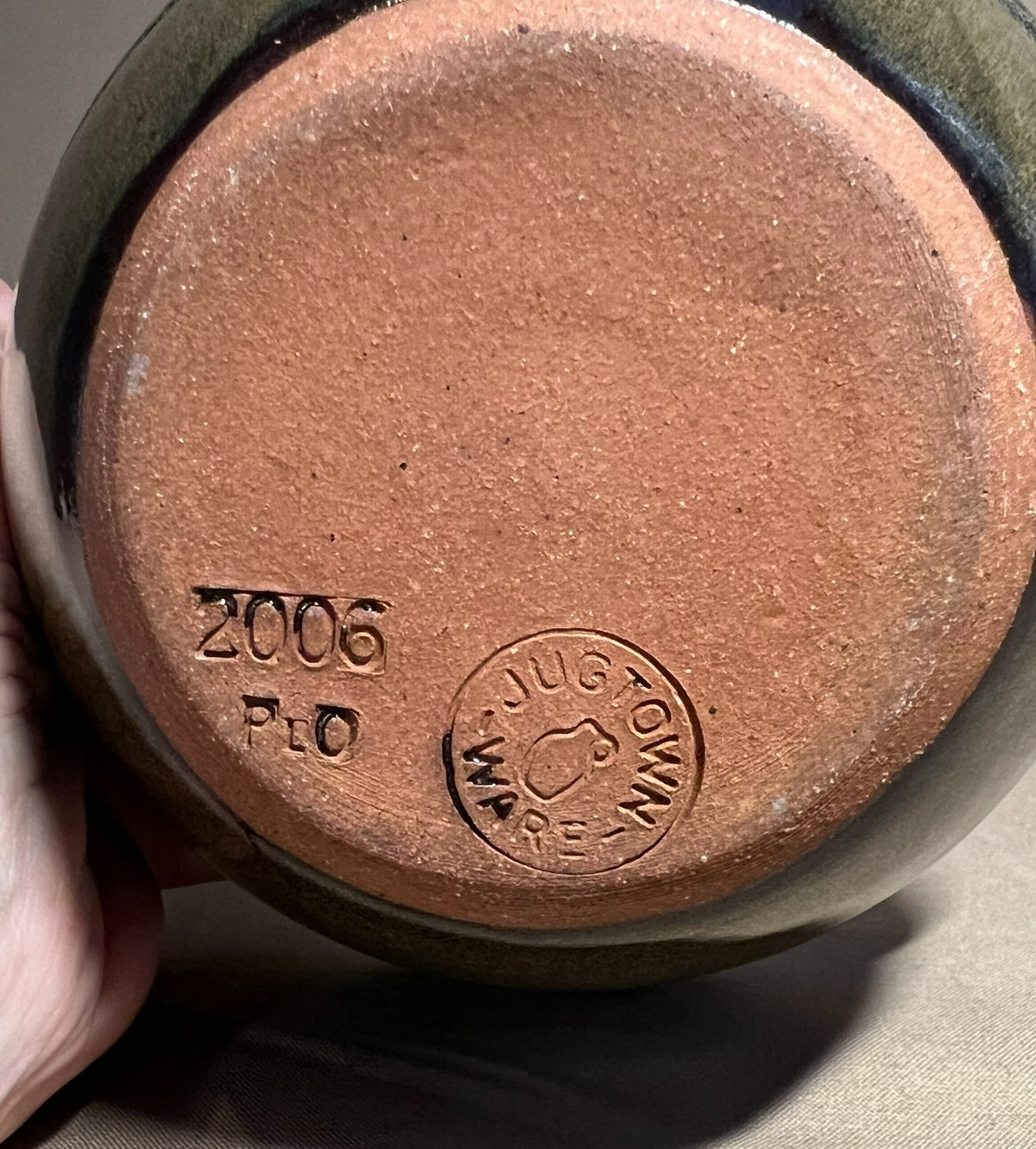 Jugtown Ware-North Carolina Southern Pottery 6" Cereal/Ice Cream Bowl P. Owens