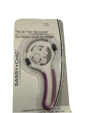 Facial Hair Remover Sassy-Chic Manual Epilator - Easily Removes