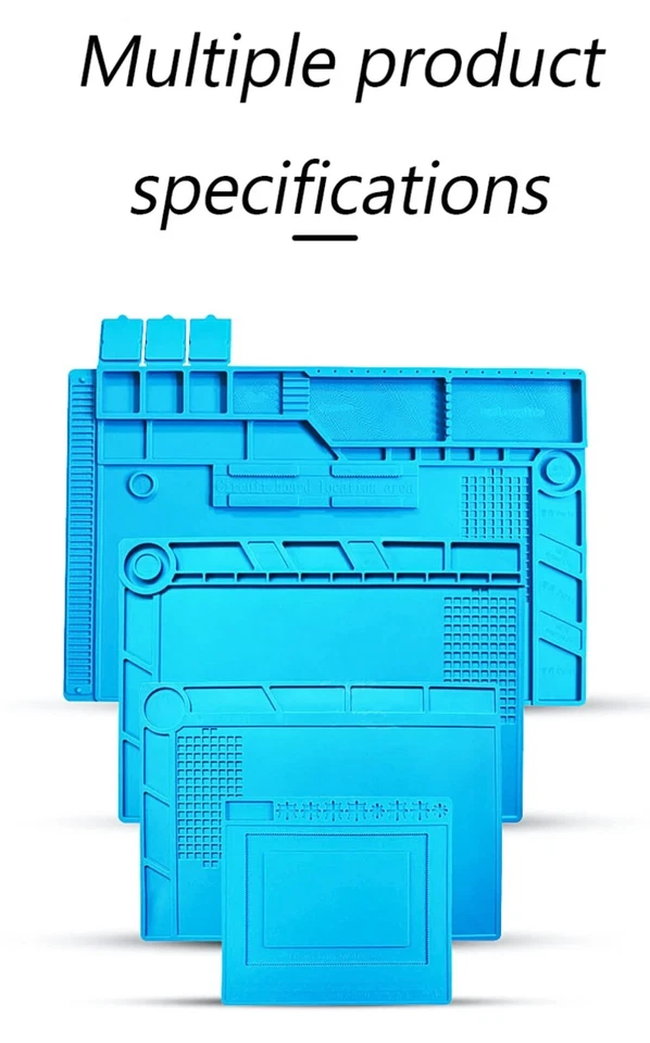 Silicone Soldering Station Work Mat – Heat Resistant 932°F Anti-Static Magnetic - Image 4 of 4