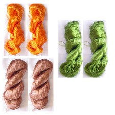 6 Thread Yarn Lace Skeins Knitting Work Reel Silk Fabric 690gm Woven Sari