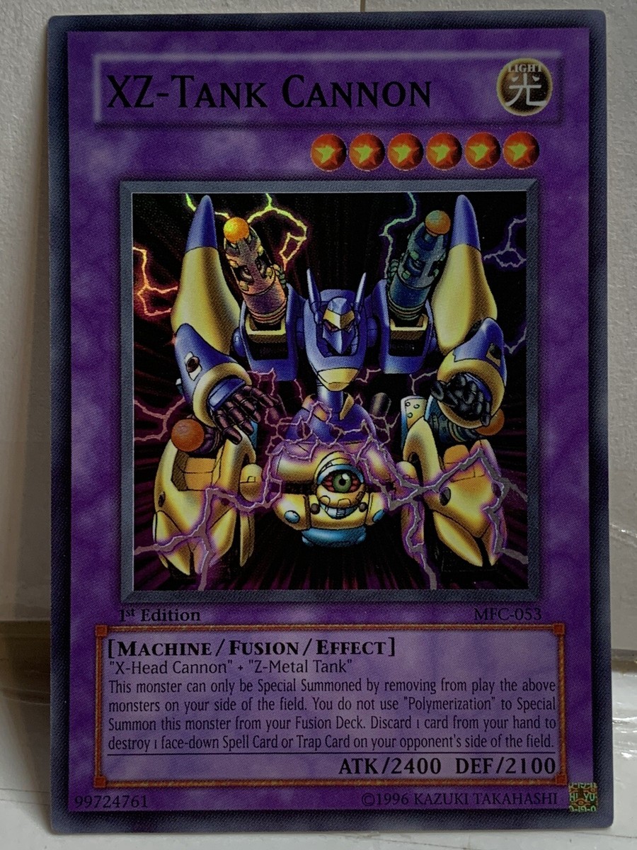 1996 Yugioh 1st Edition XZ-Tank Cannon Holo Yu-Gi-Oh! NM 1996 Yugioh 1st Edition XZ-Tank Cannon Holo Yu-Gi-Oh! NM
