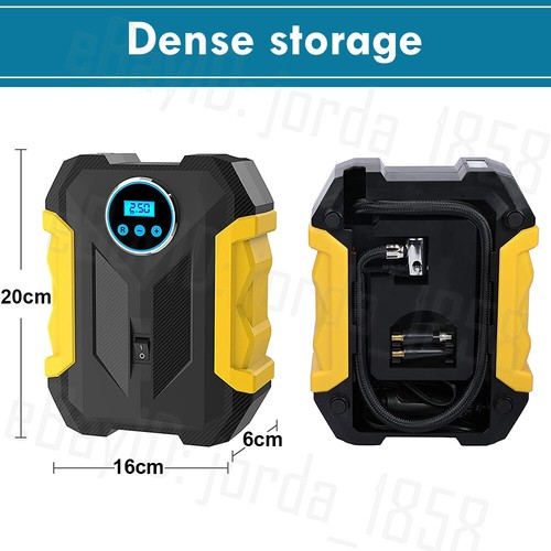 Car Tyre Inflation Tire Inflator Pump Digital Portable Air Compressors DC 12V AU - Picture 3 of 12