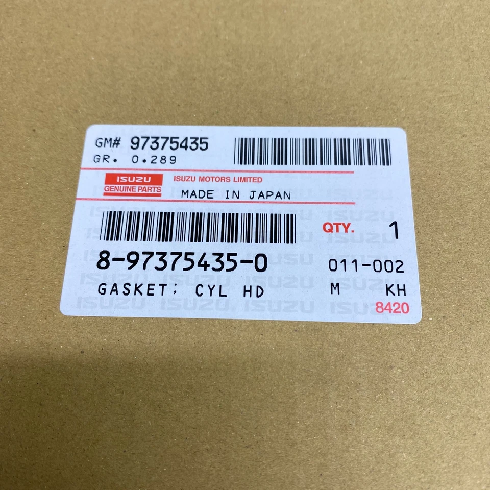 Gasket Cylinder Head for ISUZU NPR NPR-HD 5.2 4HK1 (T=1575) Original 8973754350 - Image 2 of 4