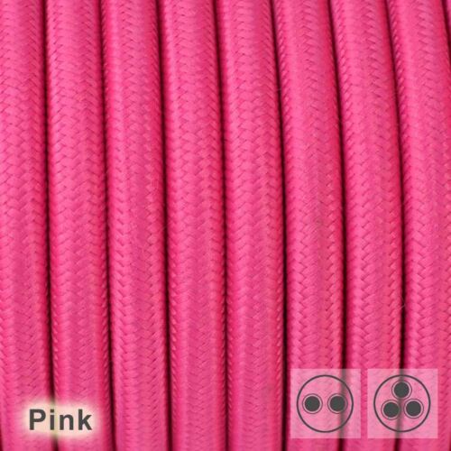 5 Meter 10 Meter Textilkabel Stoffkabel Pendelleitung Lampenkabel 2 - 3 adrig - Bild 27 von 39