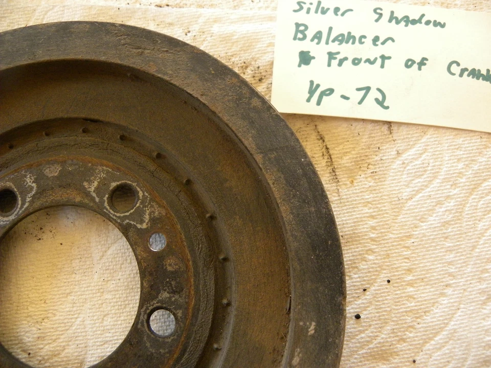 1976 Rolls Royce Silver Shadow Bentley T I II Harmonic Balancer Vibration Damper Foto 3 de 4