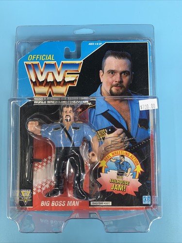 Big Boss Man Jailhouse Jam HASBRO WWF WWE Figure F...