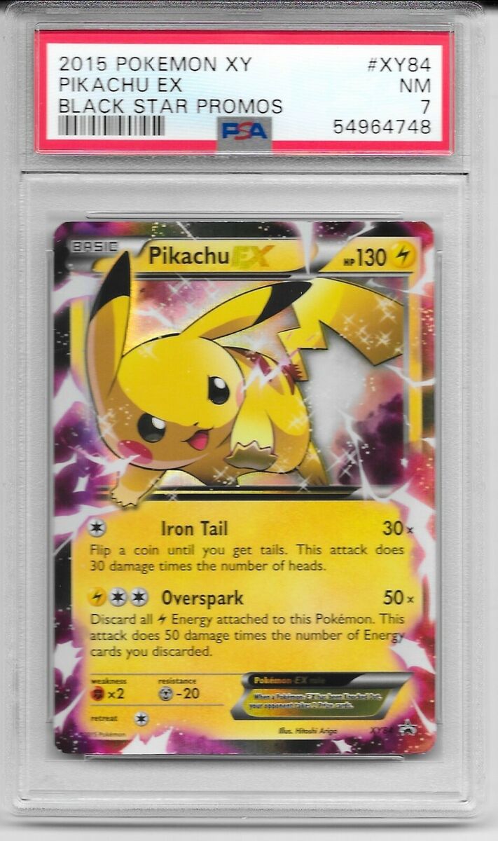 2015 Pokemon XY Pikachu EX PSA 7 #XY84 Black Star Promo 2015 Pokemon XY Pikachu EX PSA 7 #XY84 Black Star Promo