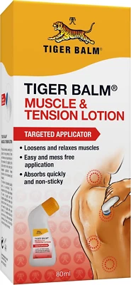 PERRIGO Tiger Balm Muscle and Tension Lotion with Targeted Applicator 80Ml