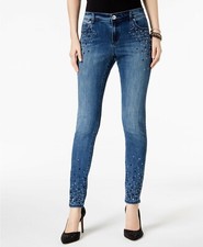 INC International Concepts I.N.C.Embellished Skinny Jeans Size 2
