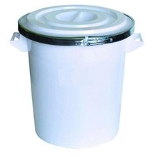 BIDONE FUSTO INDUSTRIALE PER ALIMENTI CHIUSURA METALLICA LT 100 DF  840224