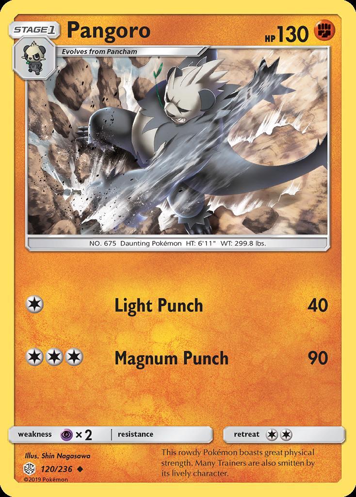 Pokemon Pangoro (120/277) Cosmic Eclipse LP