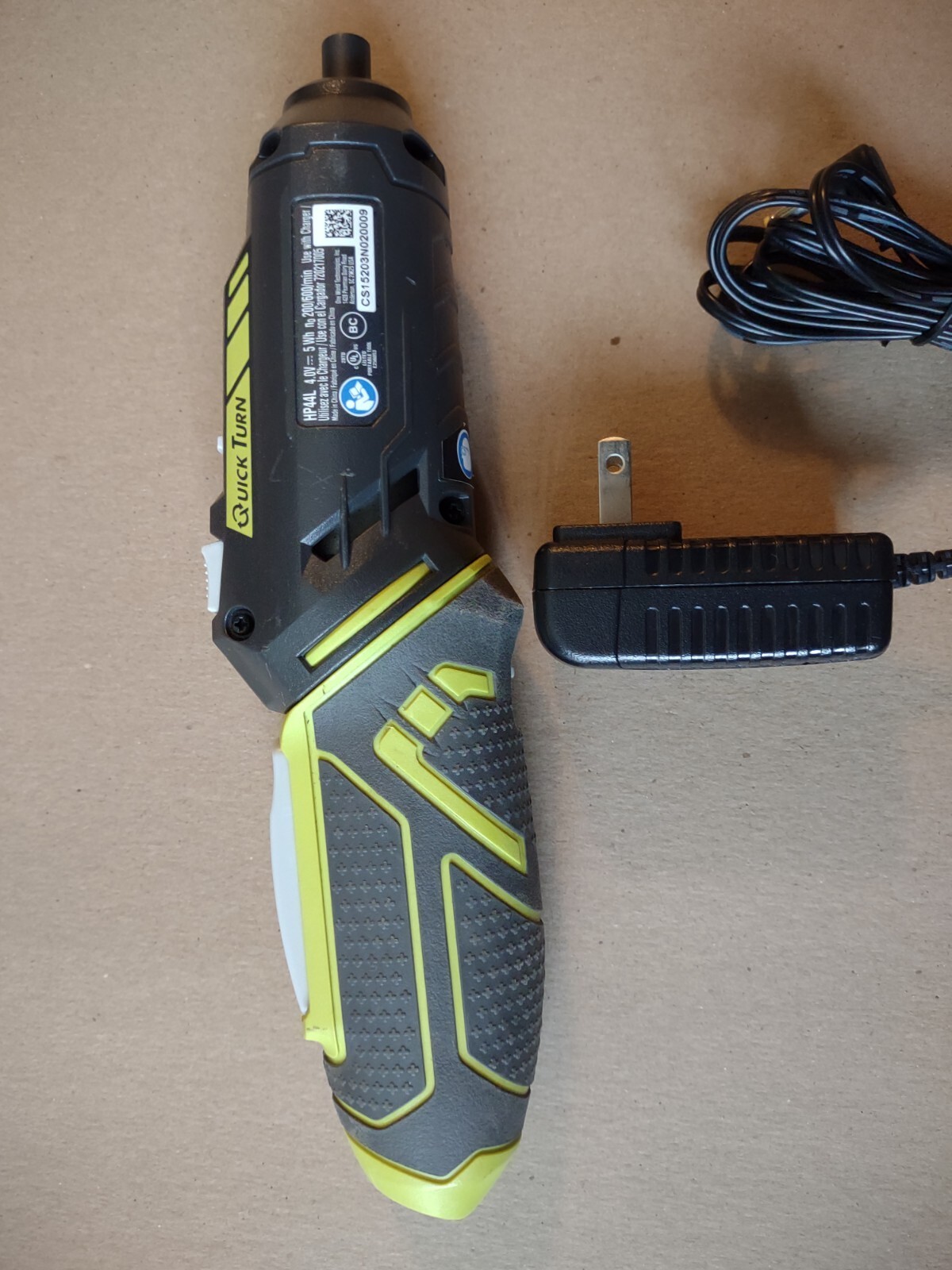 Ryobi QuickTurn 4Volt LithiumIon 1/4