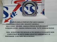 11005078 ANELLO PORTAFILTRO INFERIORE CALDAIA PER SAECO NINA,GAGGIA NEW ESPRESSO
