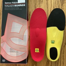 Spenco PolySorb Walker/Runner Replacement Insoles Sz 1 Women 5-6 NEW Open Box