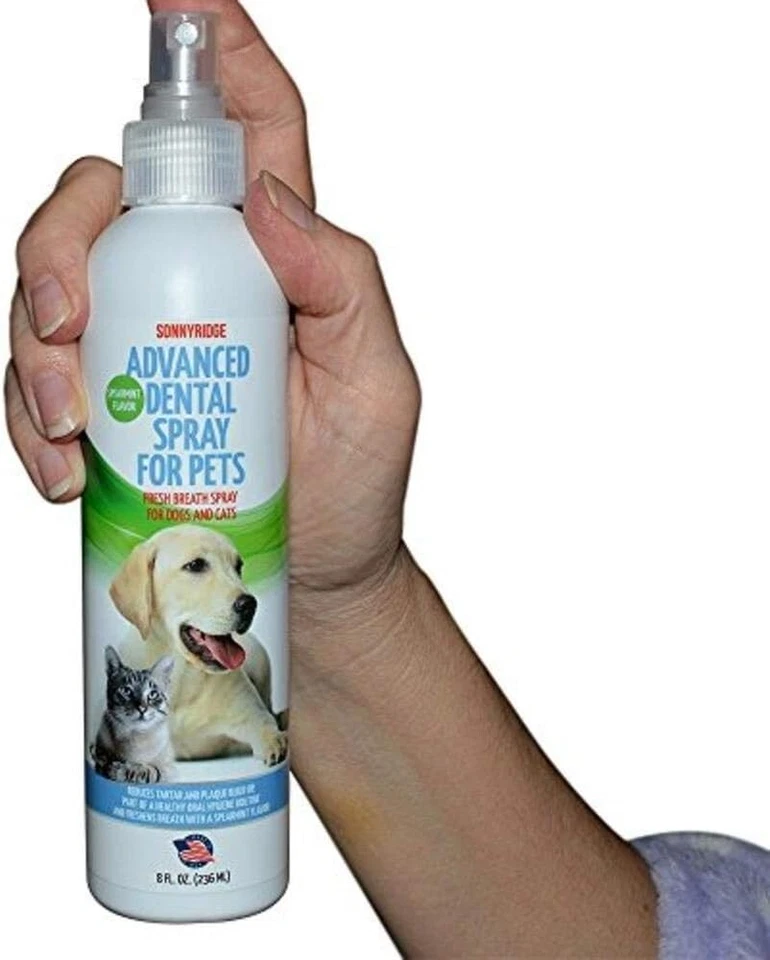 All-Natural Dog & Cat Dental Spray - Fights Plaque & Bad Breath Instantly, 8 oz - Image 3 of 4