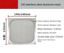 Stainless steel Metal Cooling Fan Grill Cover Radiating Protective Cover