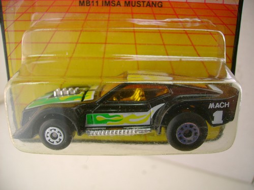 1983 MATCHBOX SUPERFAST MB11 #11 IMSA FORD MACH 1 MUSTANG WITH FLAMES NEW ON CAR - Picture 2 of 5