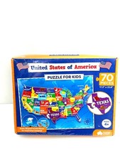 United States Puzzle for Kids - 70 Piece - USA Map Puzzle 50 States with Capital