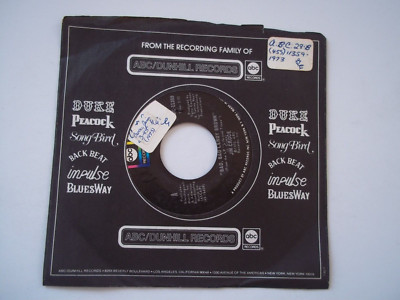 JIM CROCE Bad Bad Leroy Brown; Good Time Man Like Me Ain't 45 RPM 7'' Record 1973