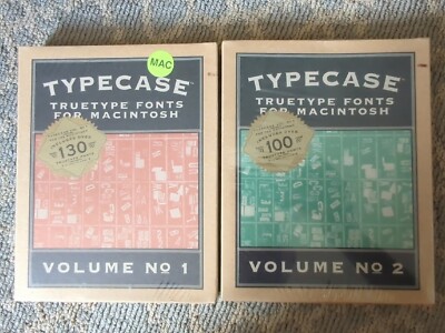Macintosh Typecase Truetype Fonts for Macintosh Volume #1,2