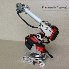 Unassembled 260mm 6 Axis Robot Arm Frame 6 DOF Mechanical Arm with 7 Servos xr*
