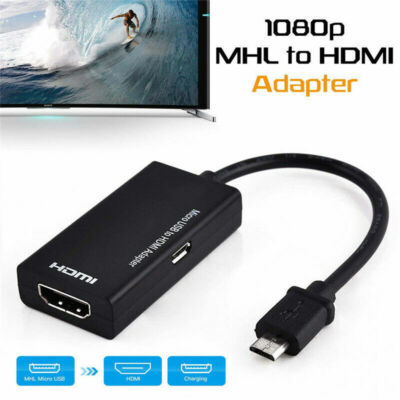 Mini MHL Micro USB to HDMI Cable Adapter 1080P HD TV for Samsung Android  Phone