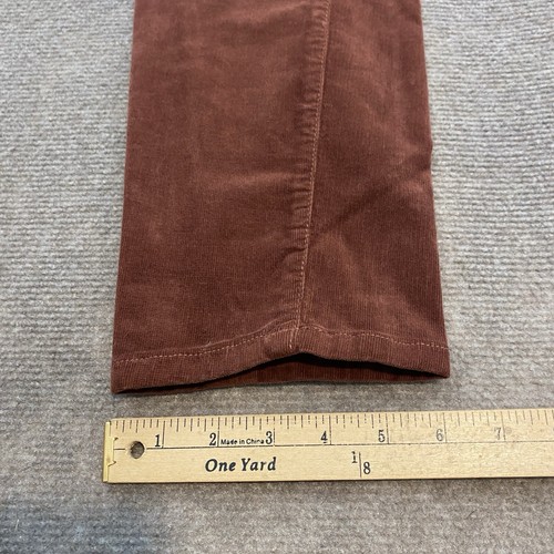 Kut From The Kloth Pants Women 10 Brown Corduroy Diana Skinny Leg Mid Rise 33x33 - Picture 13 of 14