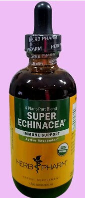 4 oz HERB PHARM - Super Echinacea   Immune Support 4 oz bottle 