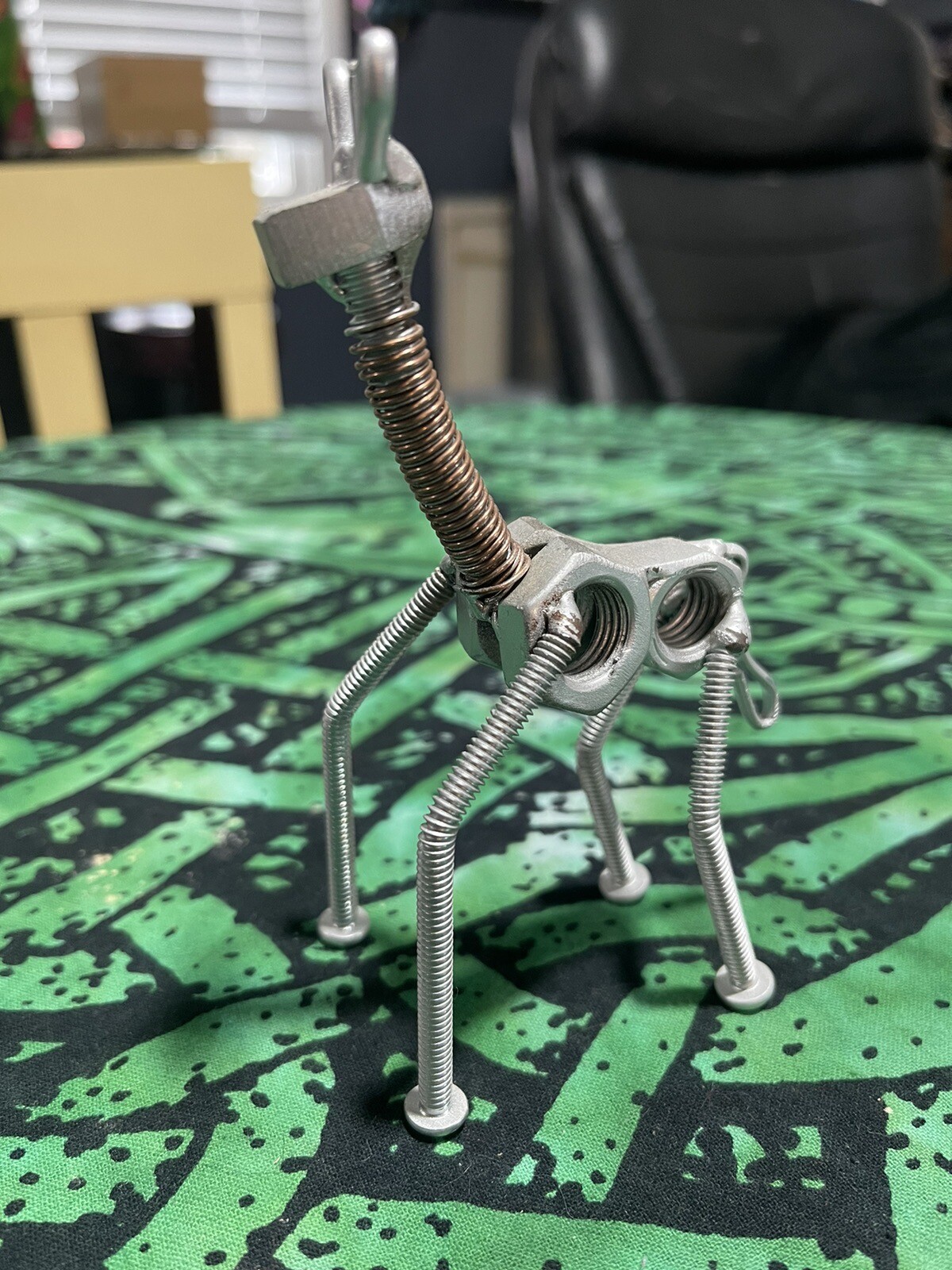 Scrap Metal Welded Giraffe Nuts And Bolts Art eBay