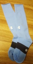 UA Under Armour Over the Calf Youth Soccer Socks Light Blue Size Youth Large