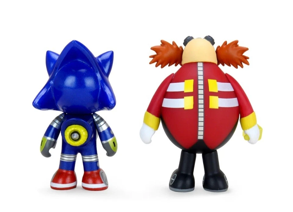  Kidrobot Sonic the Hedgehog Vinyl Mini Series: Metal Sonic + Dr. Eggman.. NEW  - Image 2 of 4