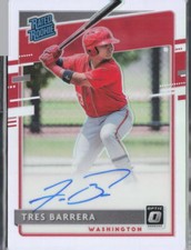 2020 Donruss Optic Tres Barrera Rated Rookies Signatures Holo Prizm Auto