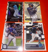 🔥WANDER FRANCO ROOKIE CARDS🔥CRUSADE SILVER PRIZM HOLO💥RATED ROOKIE💥RAYS RC⚡️