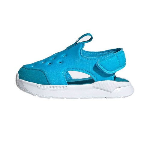 adidas Originals Baby Kinder 360 Sandale Badeschuhe Urlaub Jungen Adilette Blau - Bild 3 von 7
