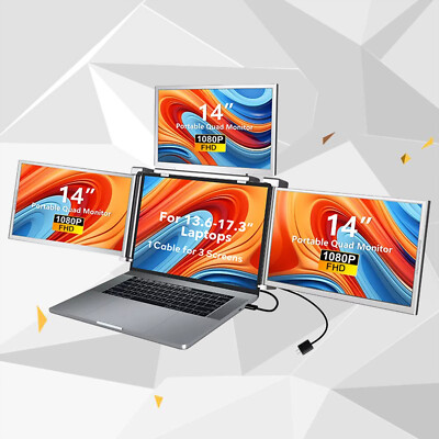 14  laptop screen FHD portable quad display fr 13.6-17.3  laptops