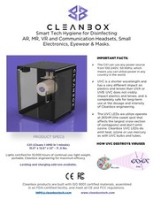 Casque VR cleanbox CX1 (4 ex) et CX2 (1 ex) en très bon état 