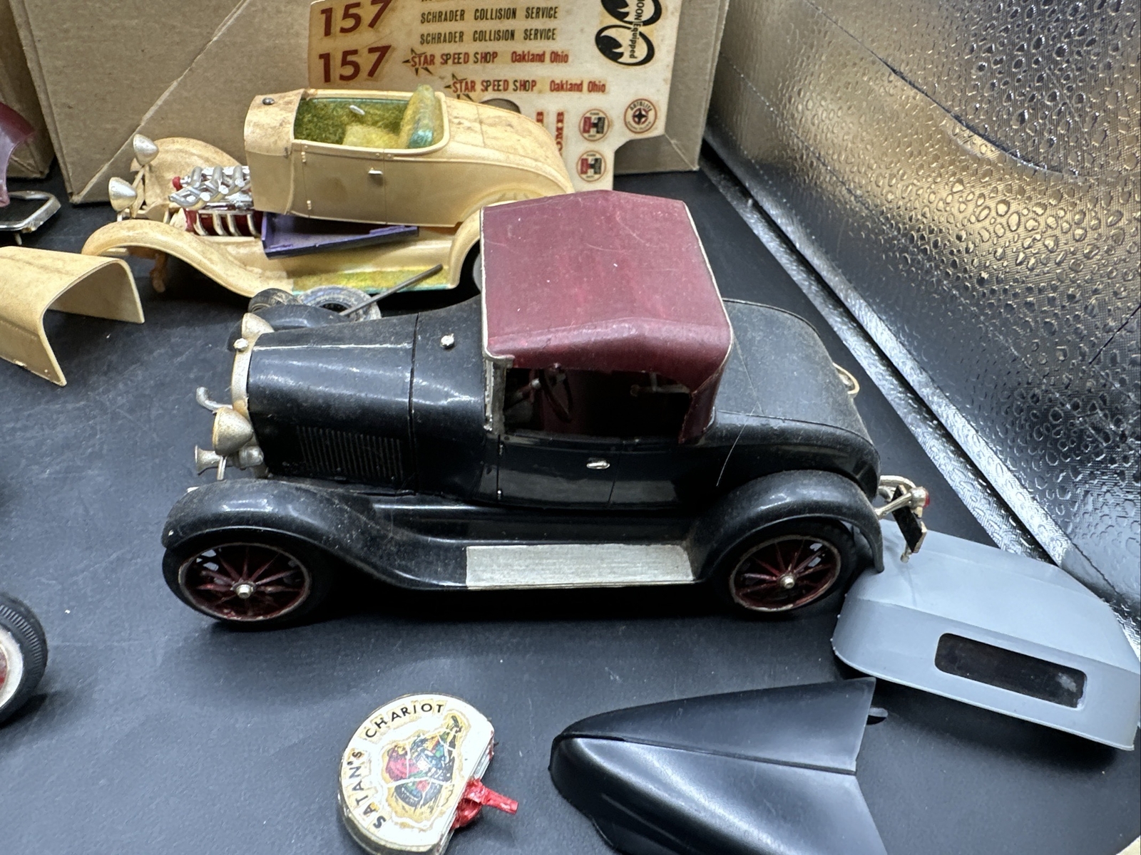 Vintage Lot Of Assorted Model Car Parts Hot Rods Parts Pieces eBay