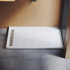 SUNNY SHOWER 60 L x 32 W x 4 H Shower Pan Ant...