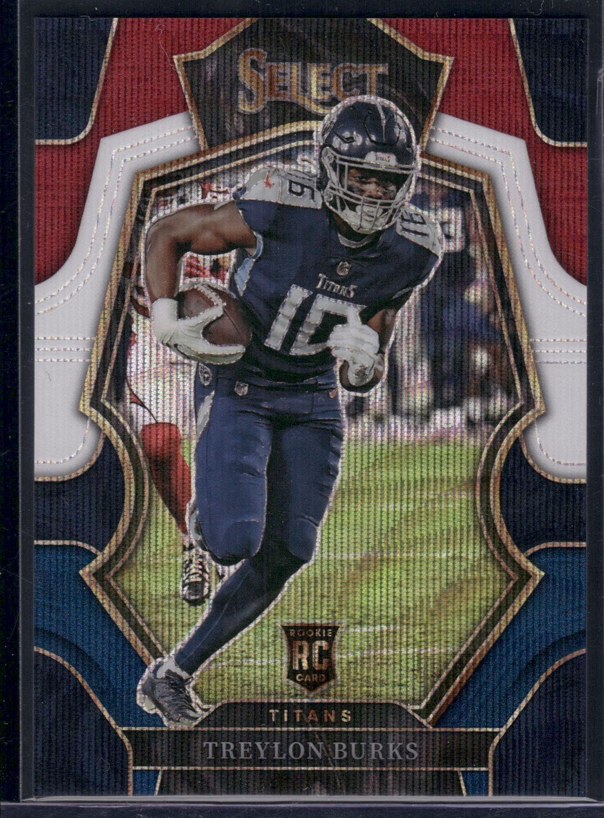 2022 Panini Select #195 Treylon Burks Tri-Color Prizm #/199