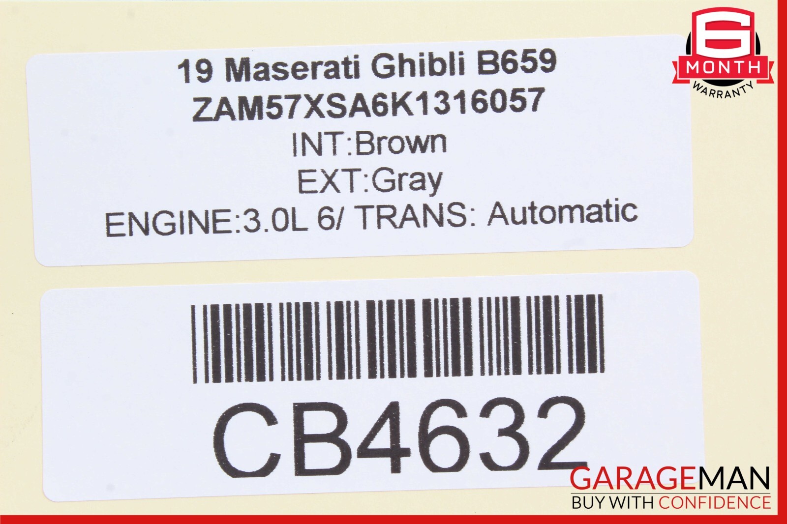 14-19 Maserati Ghibli Steering Column Combination Switch Arm Controls Assy Black