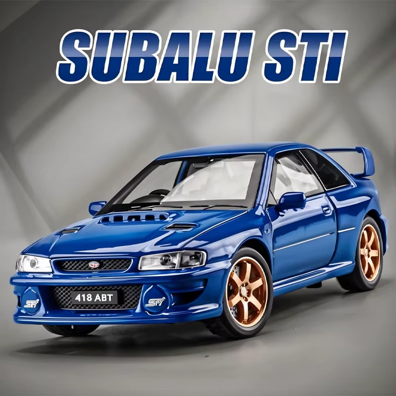 鉄道模型 WRX JDM 1:32 Subaru Impreza WRX STI Modified Cultural Vehicle Alloy