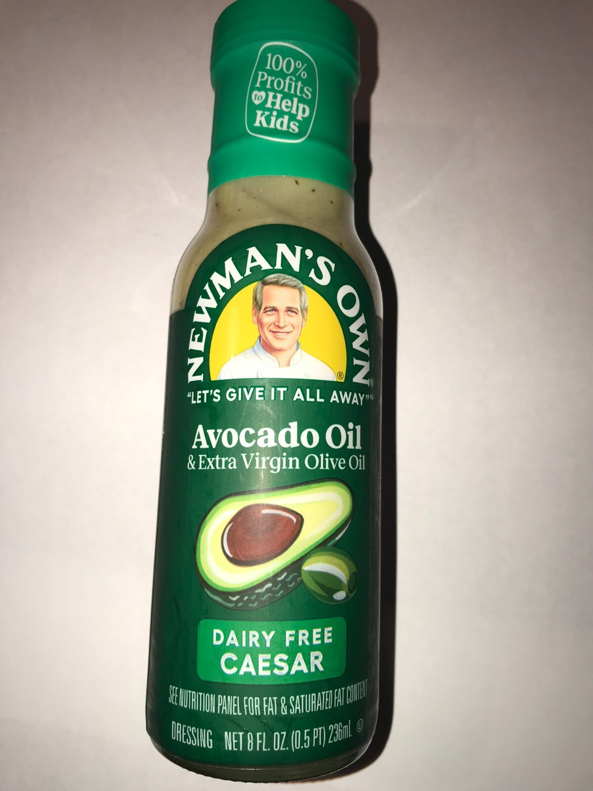 Newman's Own Dressing Avocado Oil Dairy Free Caesar 8 Fl. Oz. (PACK OF