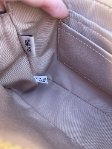 Coach CS442 Nolita 19 In Signature Canvas IN Light Khaki Chalk - Picture 6 of 7
