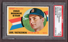 1960 Topps #148 Carl Yastrzemski Rookie Star PSA 7 *JAYSACE*
