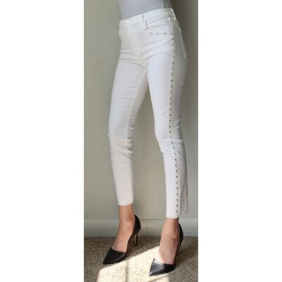 Brand Alana J Brand White Skinny Jeans J Brand Alana High Rise - Main Image